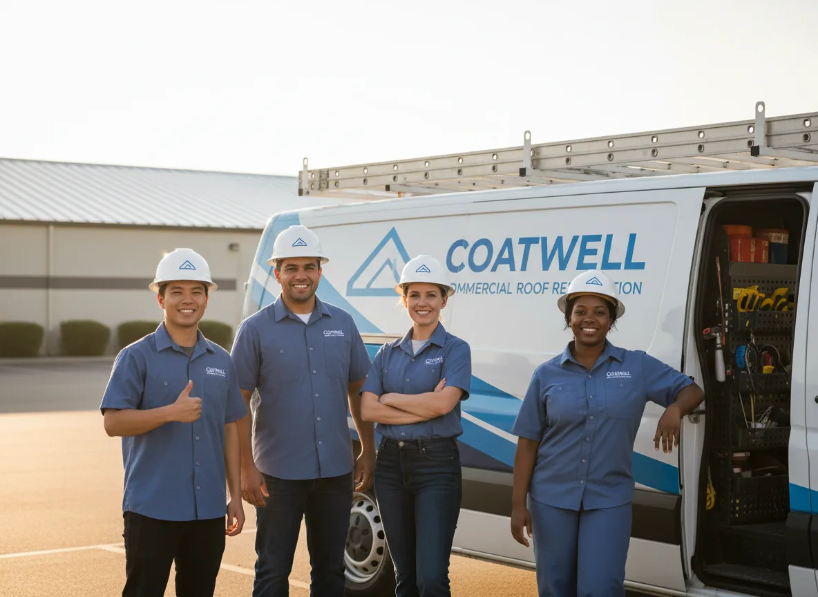 Commercial roof coating company in Story, AR
